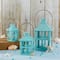 Kate Aspen® Extra Large Vintage Blue Distressed Lantern